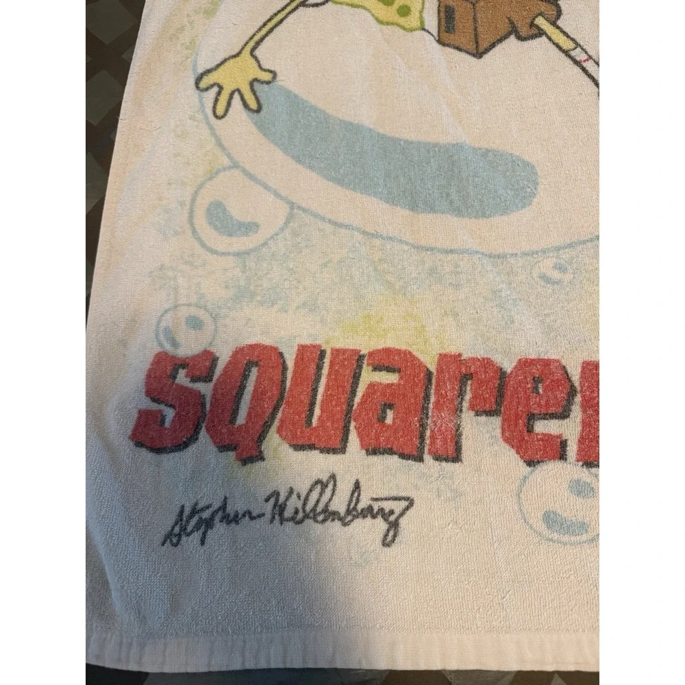 Spongebob Vintage Beach Towel Franco 2002 Patrick Squarepants Nickelodeon